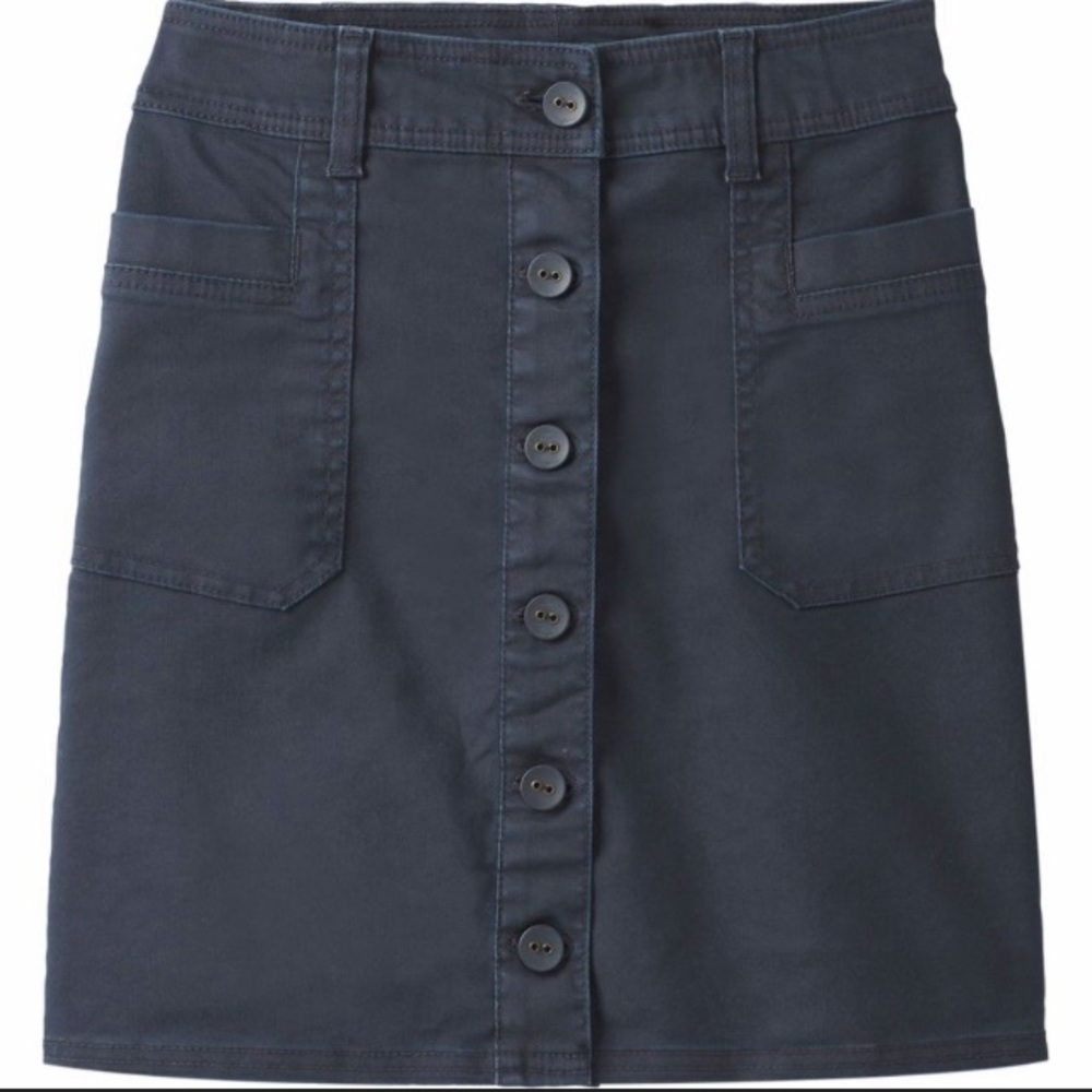 prAna | Kara button down skirt